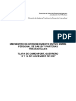 Atención tradicional del embarazo, parto y puerperio en Guerrero