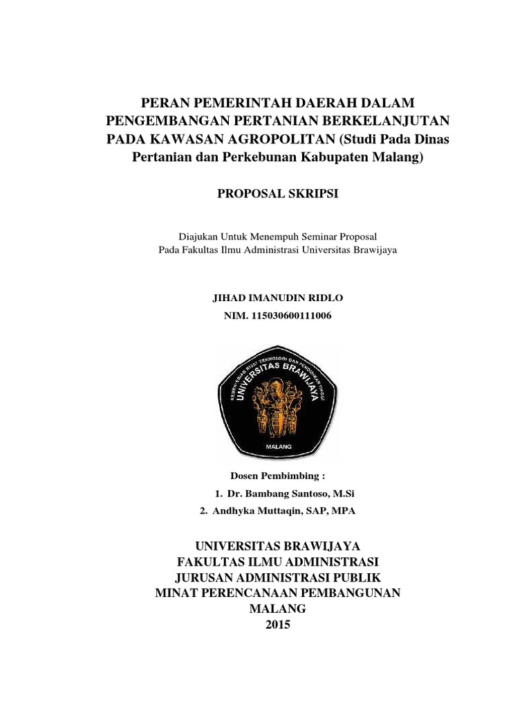 Proposal Skripsi Jihad Imanudin R