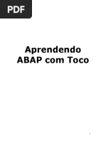 Aprendendo ABAP Com Toco