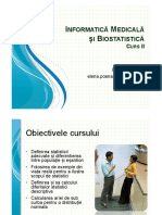 Nformatică Edicală I Iostatistică: Elena Poenaru