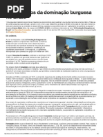 Os Caminhos Da Dominação Burguesa No Brasil