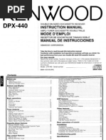 Download KENWOOD  dpx440 by Peter Laus SN33693542 doc pdf