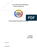 Colon Targeted Drug Delivery Systems: Politehnica University of Bucharest