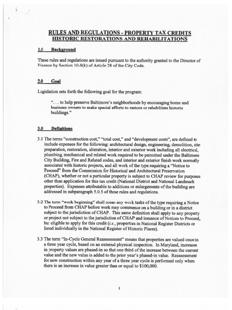 How Does Chap Tax Credit Work