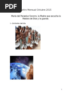 Retiro Mensual Octubre 2015