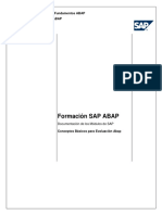 Curso SAP - Conceptos Básicos para Evaluacion Abap