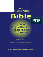 Kerin Webb The Language Pattern Bible Indirect Hypnotherapy Patterns of Influence PDF