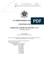 ST Kitts Traffic Act