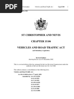 ST Kitts Traffic Act