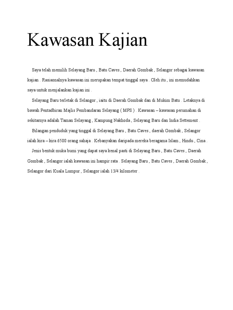 Kawasan Kajian Pdf