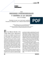 Los Riesgos Psicosociales y Danos A La Salud en El Trabajo