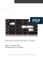 Manual II: Administrator's Guide: Edition 1, February 2015 SW Release 6.0.13 and Higher