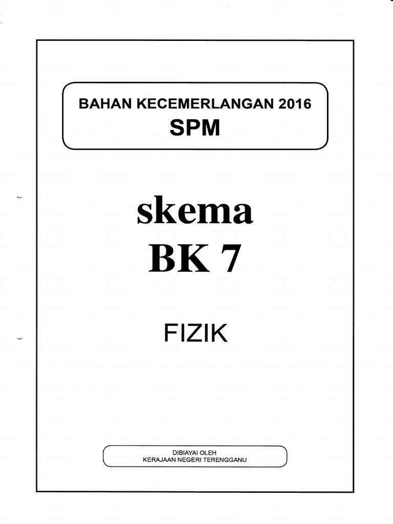 Skema Trial Trg Kertas 1 2 3 Pdf Thermometer Electricity