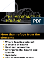 Importance of Housing IN INDIA