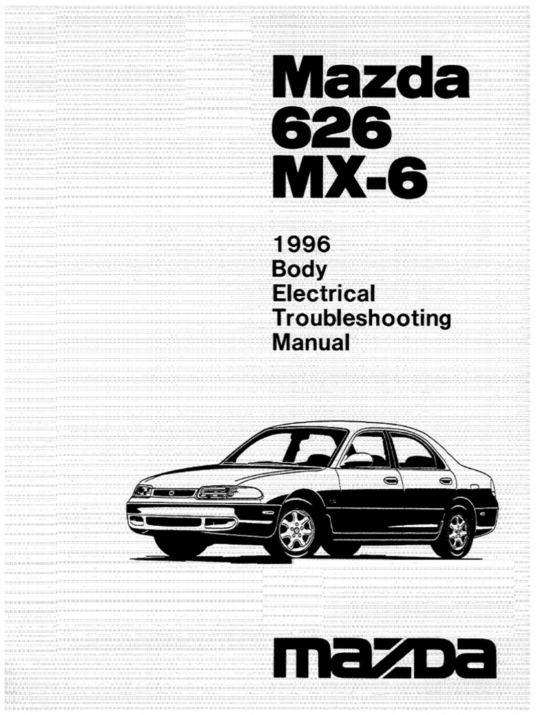 (MAZDA) Manual de Taller Manual Electrico Mazda 626 MX 6 Ingles PDF