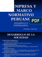 La Empresa y El Marco Normativo Peruano