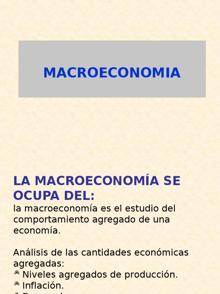 Macro Economias | PDF | Producto Interno Bruto | Índice de precios al ...
