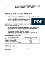 Proyecto de Vigilancia y Citofonía PROPUESTA