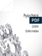 Physics Pratical Class XII: Cyclotron By-Yash Srivastava