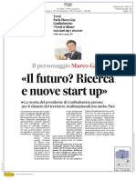 Marco Gay Al Messaggero: Il Futuro? Ricerca e Nuove Start Up