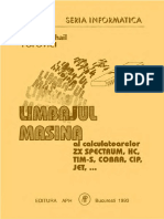 Limbajul Masina Al Calculatoarelor ZX Spectrum PDF