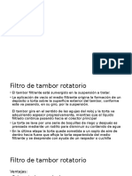 Filtracion Por Tambor Rotatorio