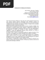 Trabalho e Formação Humana