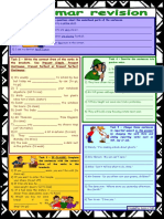 Grammar Revision 6 5 Tasks For Intermediate Upperintermediate Level 30 Minutetest With Key Greayscale Version