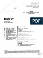 2015 Biology Catholic Trial