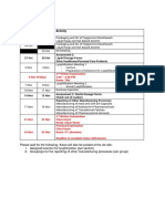 IP 125 Laboratory Revised Schedule 4: IP1, IP2 (M, TH) IP3 (T, F) Activity