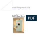 Cell Prison Doors