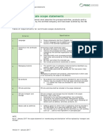 Annex 1: Certificate Scope Statements