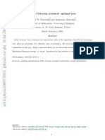 Kelly Criterion Revisited Optimal Bets