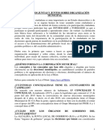 Aprendamos Juntas y Juntos Sobre Organización Municipal