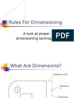 Rules For Dimensioning