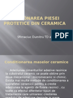 Conditionarea Piesei Protetice Din Ceramica