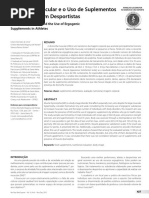 Dismorfia Muscular e o Uso de Suplementos Ergogênicos Em Desportistas