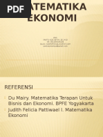 Matematika Ekonomi