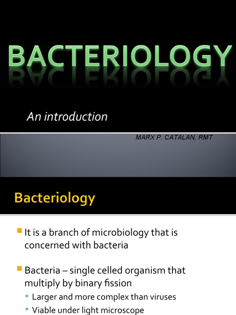 Introduction to Bacteriology Basics | PDF | Bacteria | Microbiology