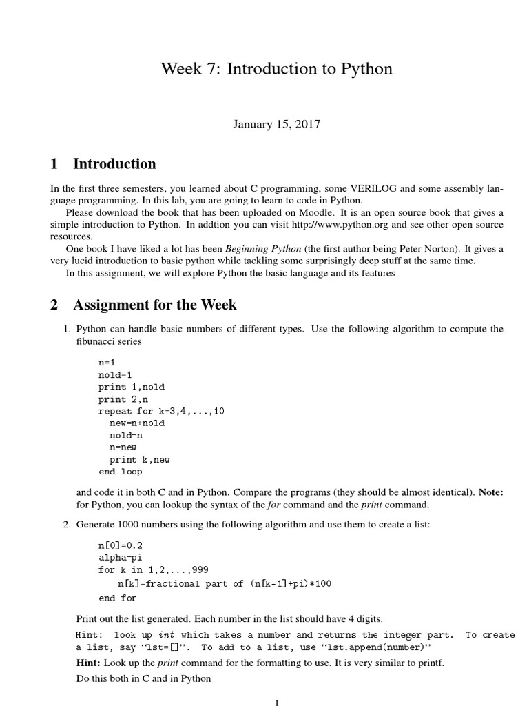 Python Programming | PDF