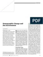 Demographic Change and The Environment