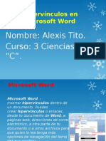 Hipervínculos en Microsoft Word