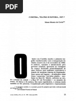 CUritiba, Teatro e Euforia - 1927