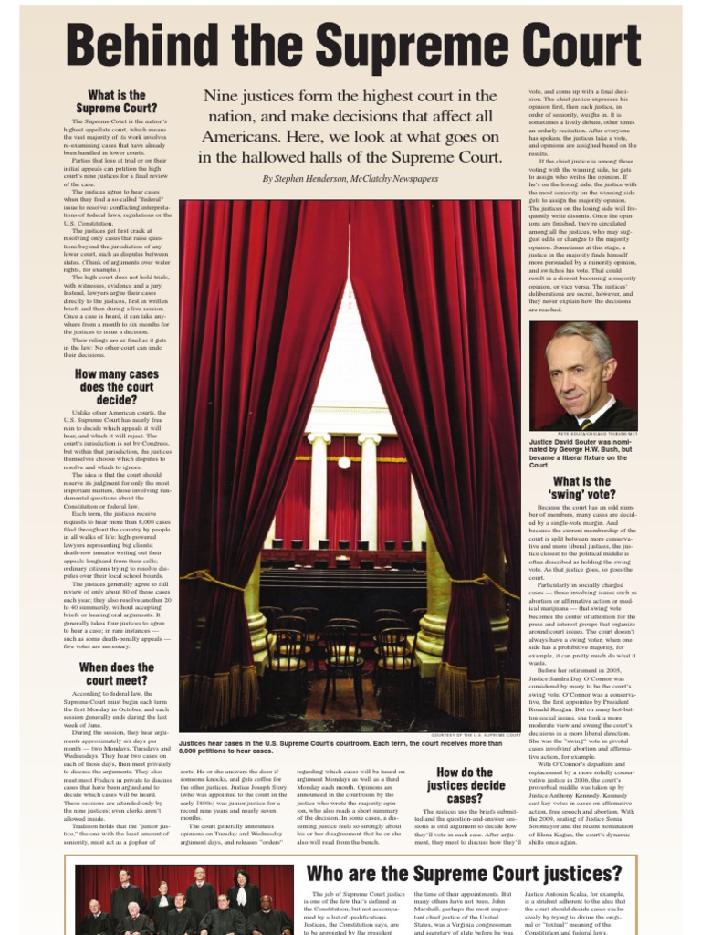 How Does The US Supreme Court Work Supreme Court Of The United
