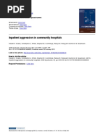 Inpatient Aggression in Community Hospitals