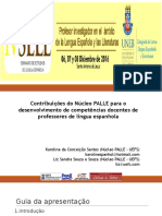 Contribuições do Núcleo PALLE para o desenvolvimento de competências docentes de professores de língua espanhola