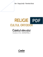 Caiet Religie IV Sem I