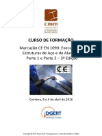 MARCAÇÃO CE EN 1090 ESTRUTURAS METALICAS - CMM - Documento - Final - VF - 2016 PDF