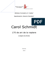 Carol Schmidt - 170 de Ani de La Naștere