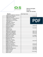 Sorteio escola malote 77 nomes